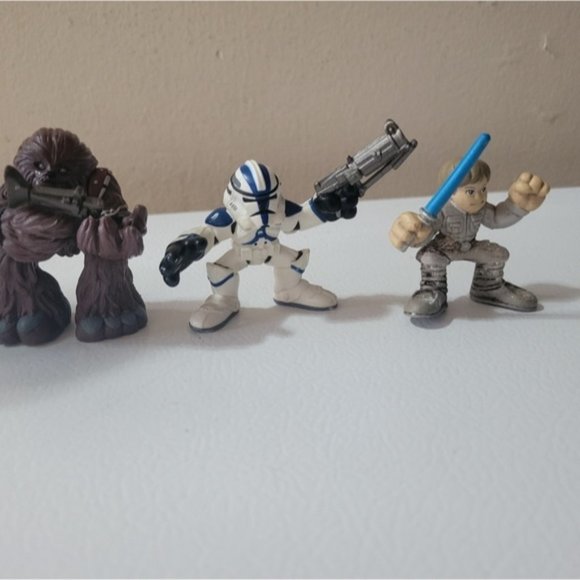 Hasbro Star Wars Galactic Heroes Tie Fighter with characters - Picture 7 of 8